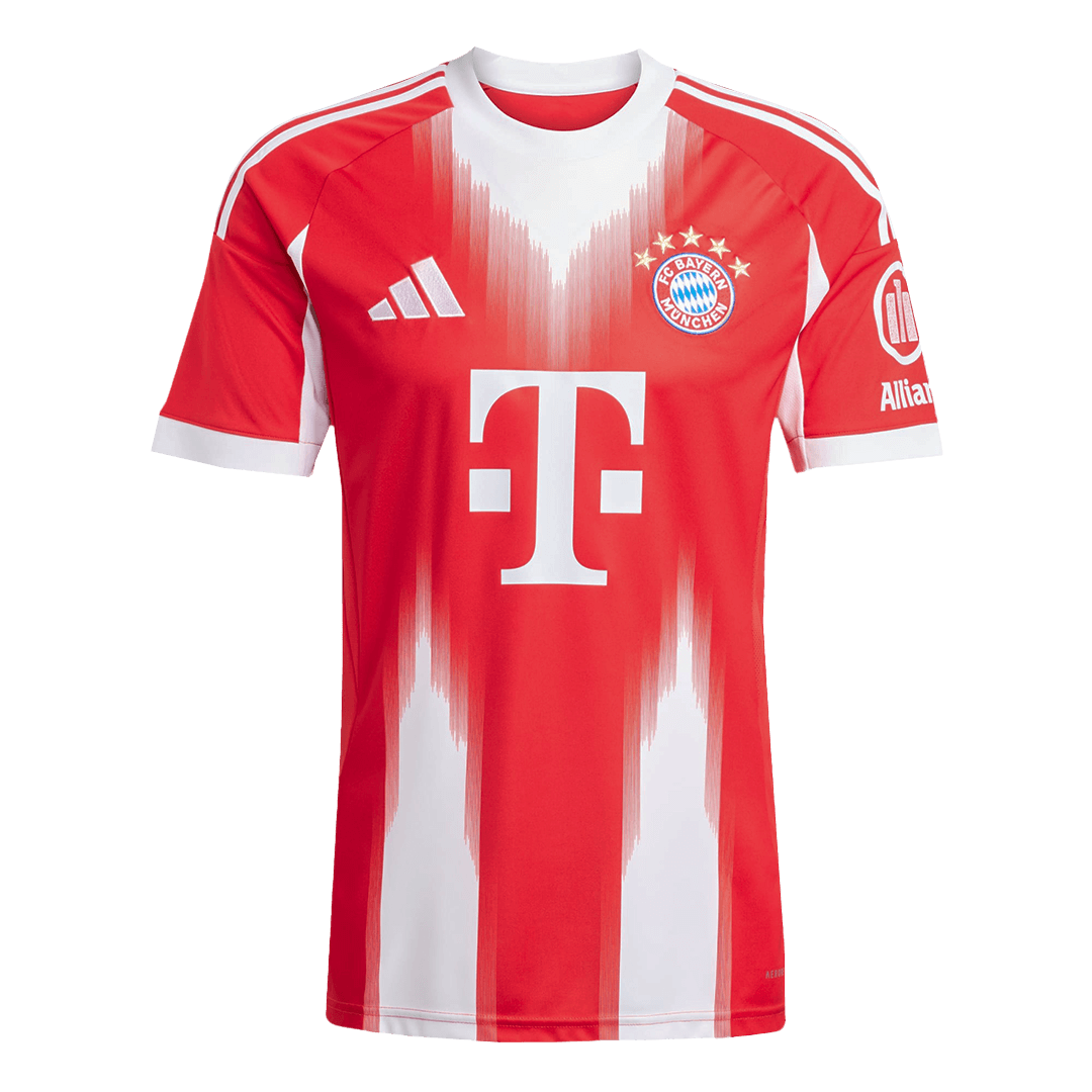 KANE #9 Bayern Munich Otthon Soccer Mez 2025/26 Piros