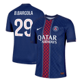 B.BARCOLA #29 Játékos PSG Otthon Soccer Mez 2025/26 Haditengerészet