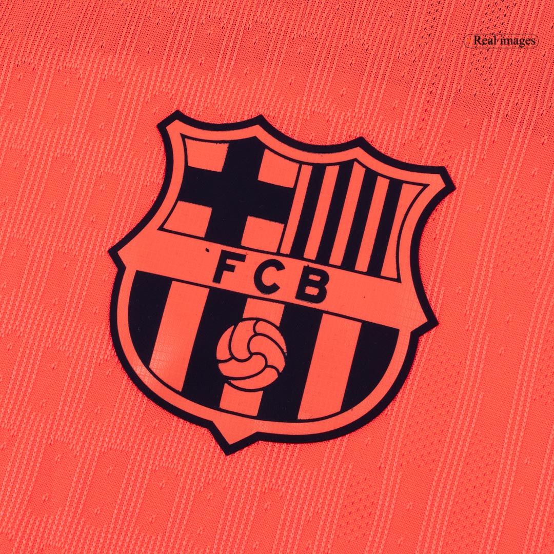 ROONY #28 Barcelona Játékos Idegenbeli Harmadik Mez 2025/26 Narancs
