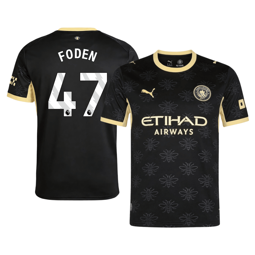 FODEN #47 Manchester City Idegenbeli Mez 2026/27 Fekete