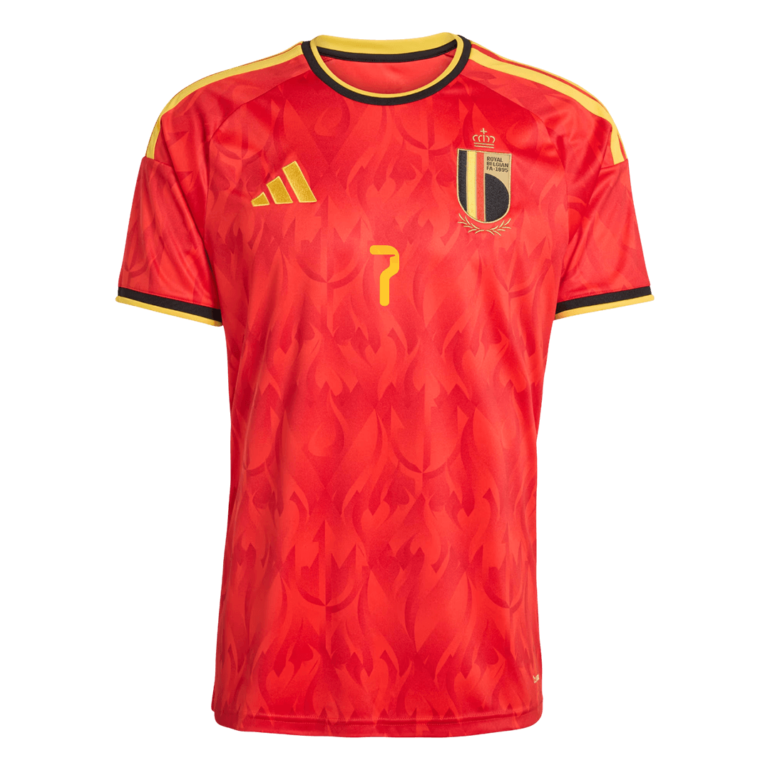 DE BRUYNE #7 Belgium Hazai Világbajnoki Mez 2026 Piros