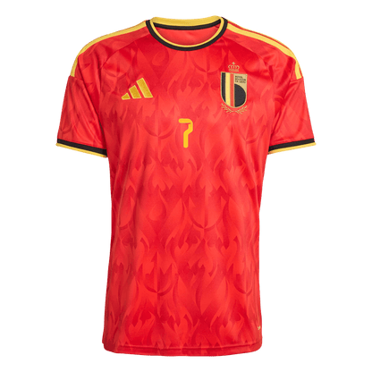 DE BRUYNE #7 Belgium Hazai Világbajnoki Mez 2026 Piros