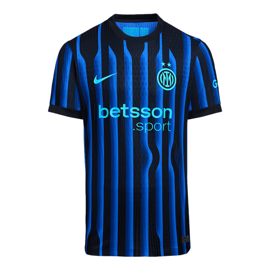 Játékos Inter Milan Otthon Soccer Mez 2025/26 Kék&Fekete