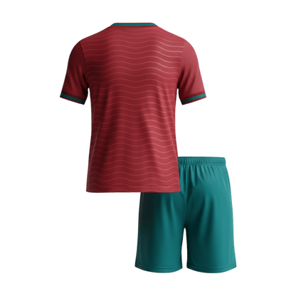 Portugália Gyerek Hazai Világbajnoki Mez Készlet(Mez+Nadrág) 2026 Piros
