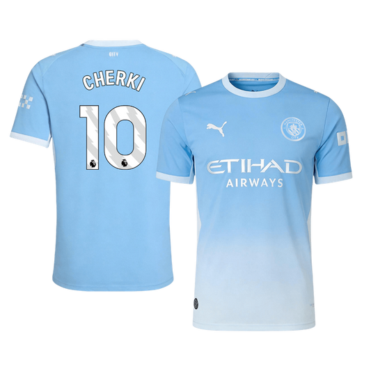 CHERKI #10 Manchester City Játékos Verzió Hazai Mez 2026/27 Kék