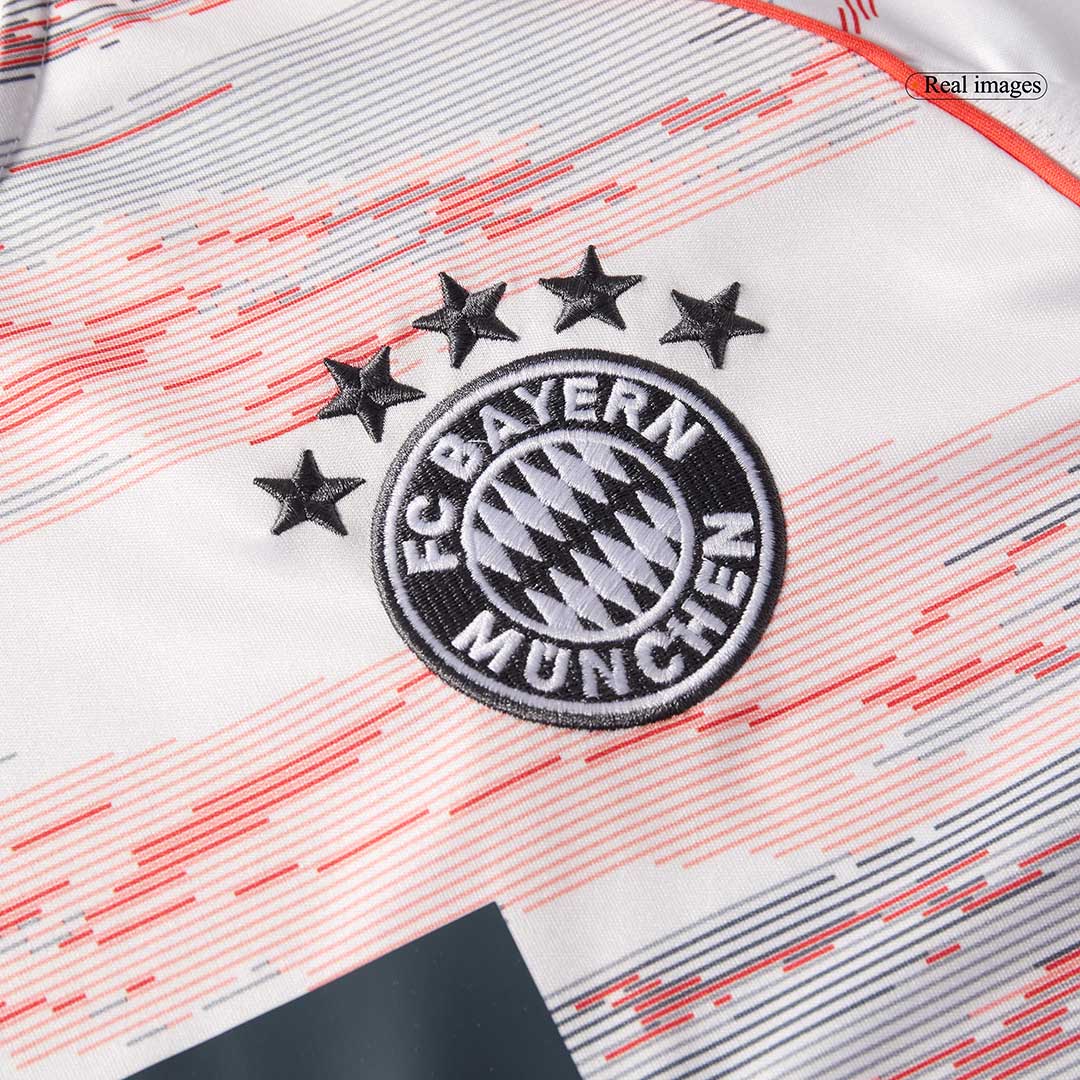 Bayern Munich Idegenben Mez Szett (Mez + Nadrág + Zokni) 2025/26- Fehér