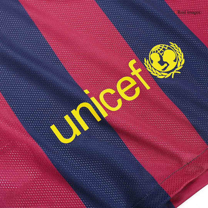 Barcelona Otthon Retro Futball Mez 2014/15 Piros&Kék