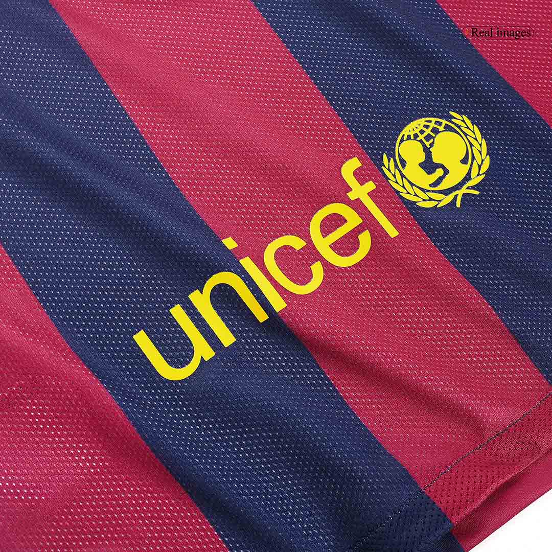 MESSI #10 Barcelona Otthon Retro Mez 2014/15