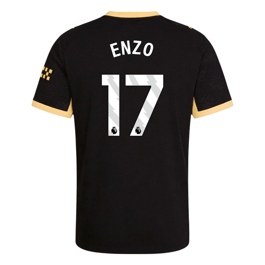 ENZO #17 Manchester City Játékos Verzió Idegenbeli Mez 2026/27 Fekete