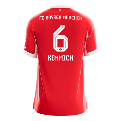 KIMMICH #6 Bayern Munich Hazai Futball Mez 2025/26 Piros