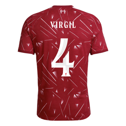 VIRGIL #4 Liverpool Hazai - UCL Futball 2026/27 Piros