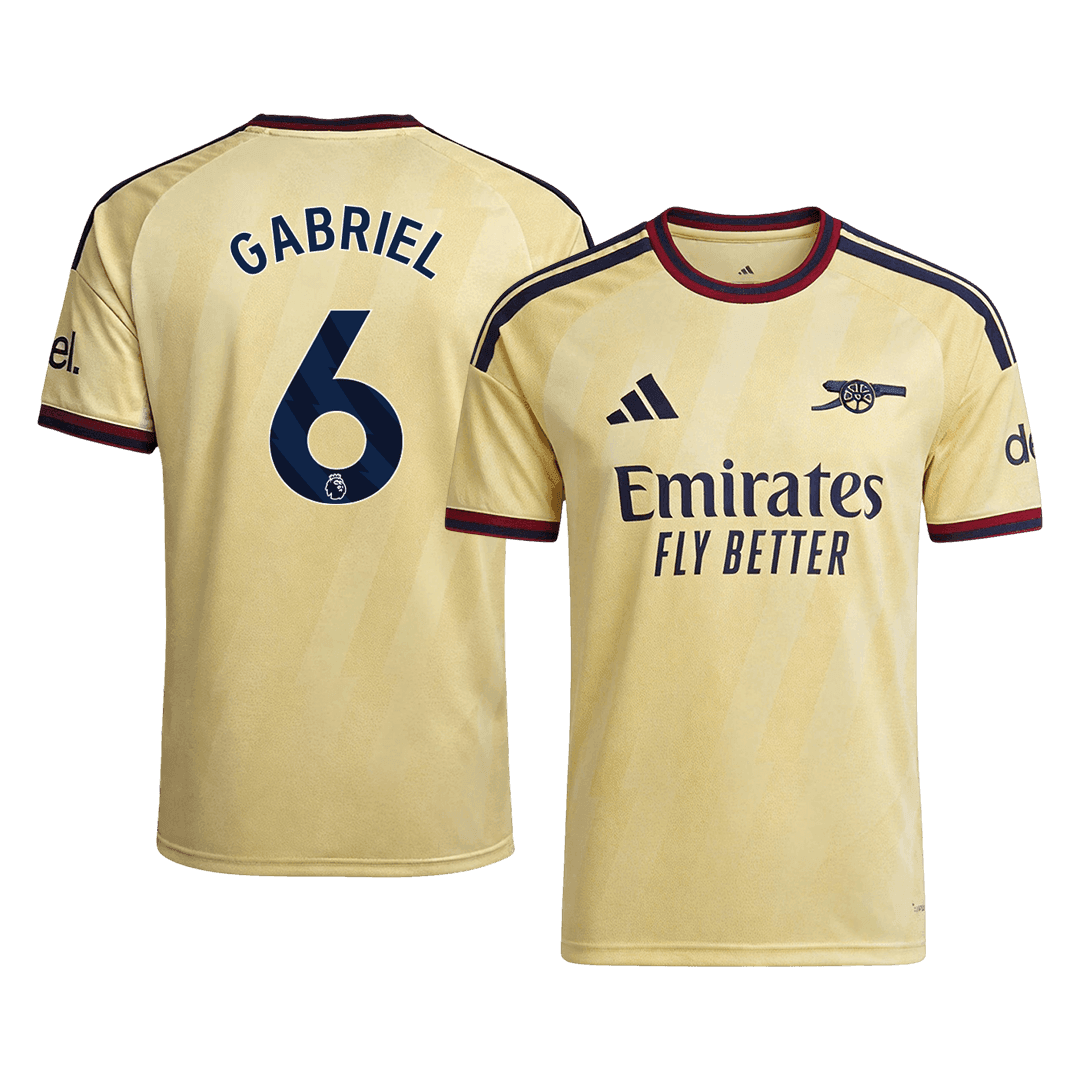 GABRIEL #6 Arsenal Játékos Verzió Harmadik Mez 2026/27 Sárga