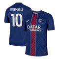 O.DEMBÉLÉ #10 Játékos PSG Otthon Soccer Mez 2025/26 Haditengerészet