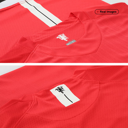 RONALDO #7 Manchester United Otthon Retro Futball Mez 2007/08 Piros