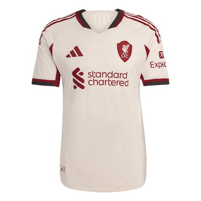 GAKPO #18 Liverpool Játékos Idegenbeli Mez 2025/26 Fehér