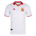 Spanyolország Idegenbeli Retro Futball Mez 2000 Fehér