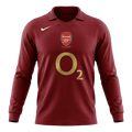 Arsenal Hazai Retro Mez 2005/06 Piros