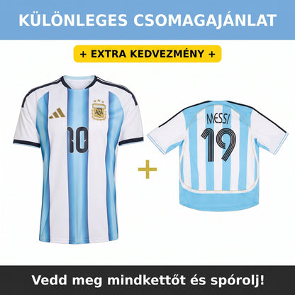 Argentína Válogatott Mez Duopack - 10-es és Messi 19-es Kiadás