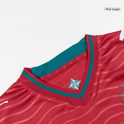 Portugália RONALDO #7 Gyerek Hazai Világbajnokság Mez Készlet(Mez+Nadrág) 2026 Piros