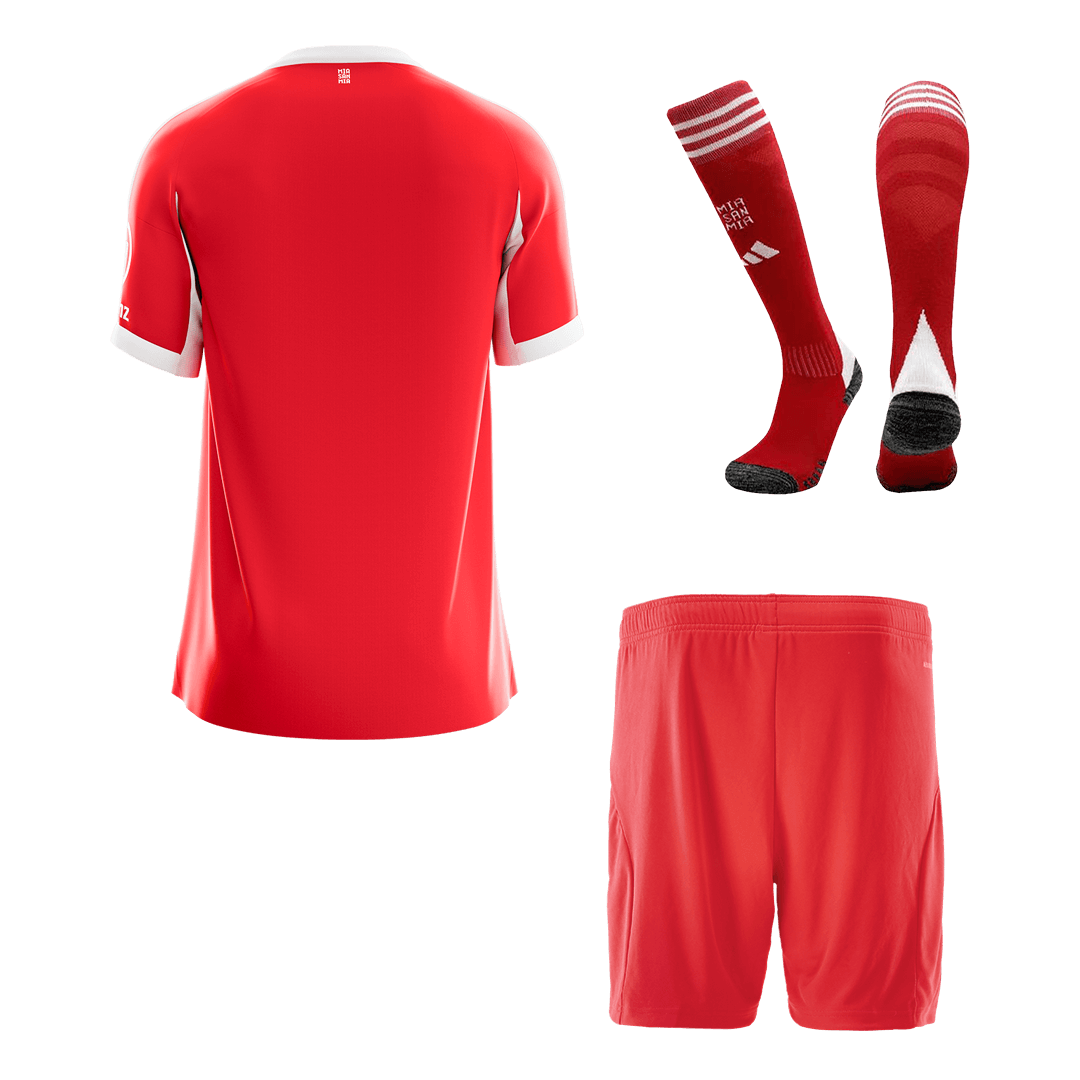 Bayern Munich Hazai Mez Szett (Mez+Nadrág+Zokni) 2025/26 Piros