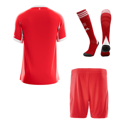 Bayern Munich Hazai Mez Szett (Mez+Nadrág+Zokni) 2025/26 Piros