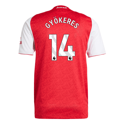 GYÖKERES #14 Játékos Arsenal Otthoni Soccer Mez 2025/26 Piros