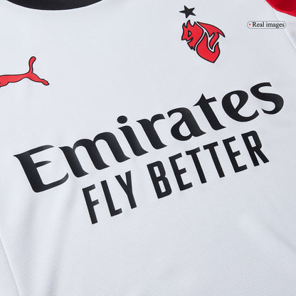 AC Milan Idegenbeli Soccer Mez 2025/26 Fehér