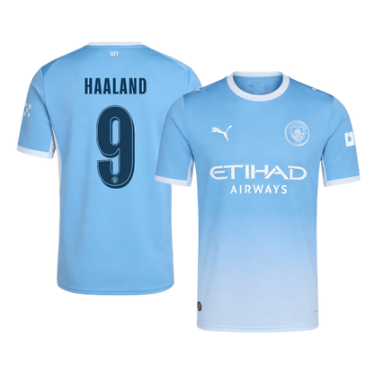 HAALAND #9 Manchester City Hazai Mez 2026/27 Kék
