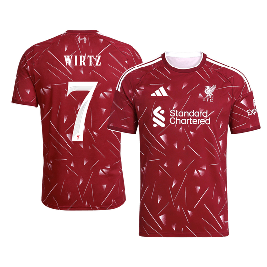 WIRTZ #7 Liverpool Hazai - UCL Futball 2026/27 Piros