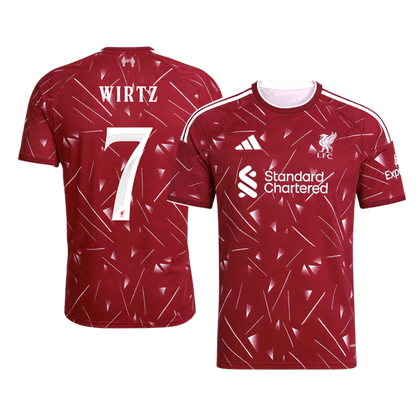 WIRTZ #7 Liverpool Hazai - UCL Futball 2026/27 Piros