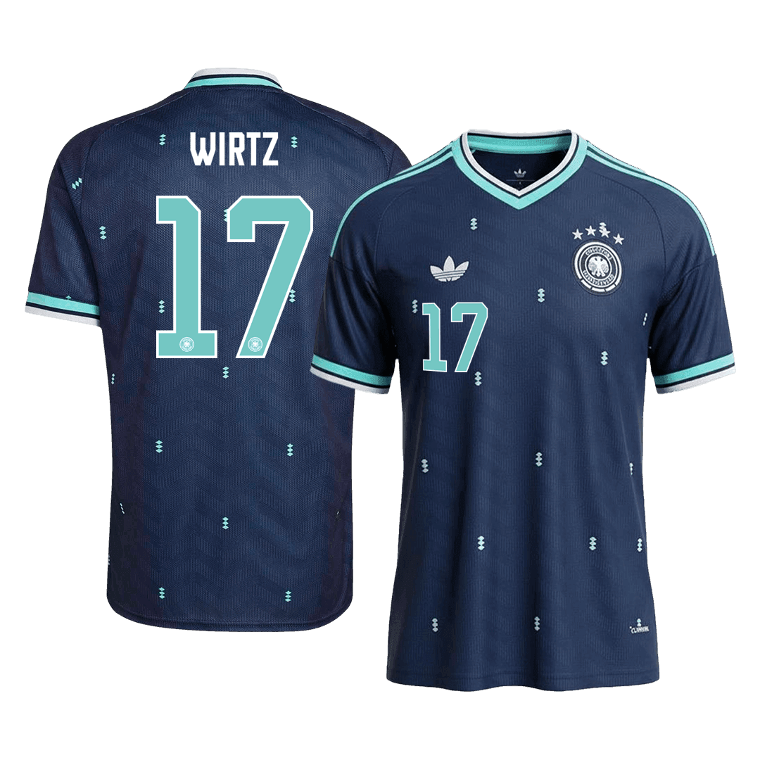 WIRTZ #17 Németország Idegenbeli Világbajnoki Mez 2026 Sötétkék