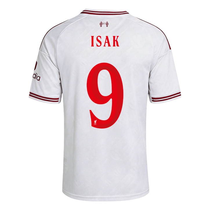ISAK #9 Liverpool Idegenbeli Mez 2026/27 Fehér