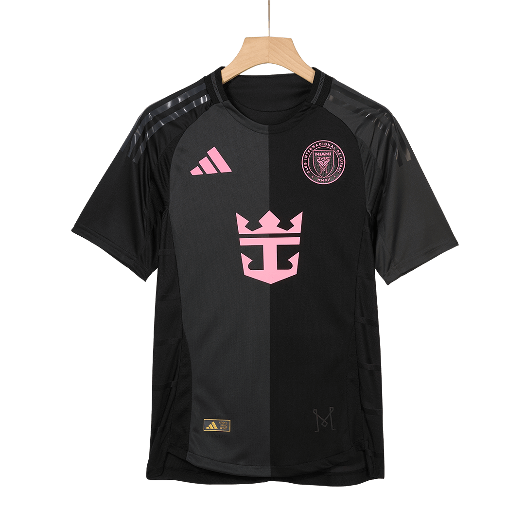 DE PAUL #7 Játékos Inter Miami CF Idegenbeli Soccer Mez 2025 Fekete&Szürke