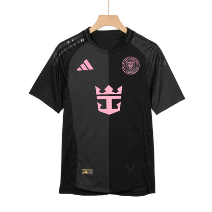 DE PAUL #7 Játékos Inter Miami CF Idegenbeli Soccer Mez 2025 Fekete&Szürke