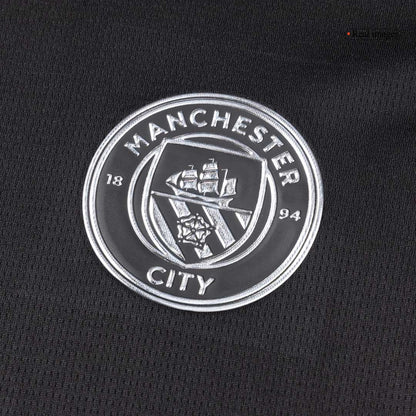 HAALAND #9 Manchester City Idegenbeli Futball Mez 2025/26 Fekete