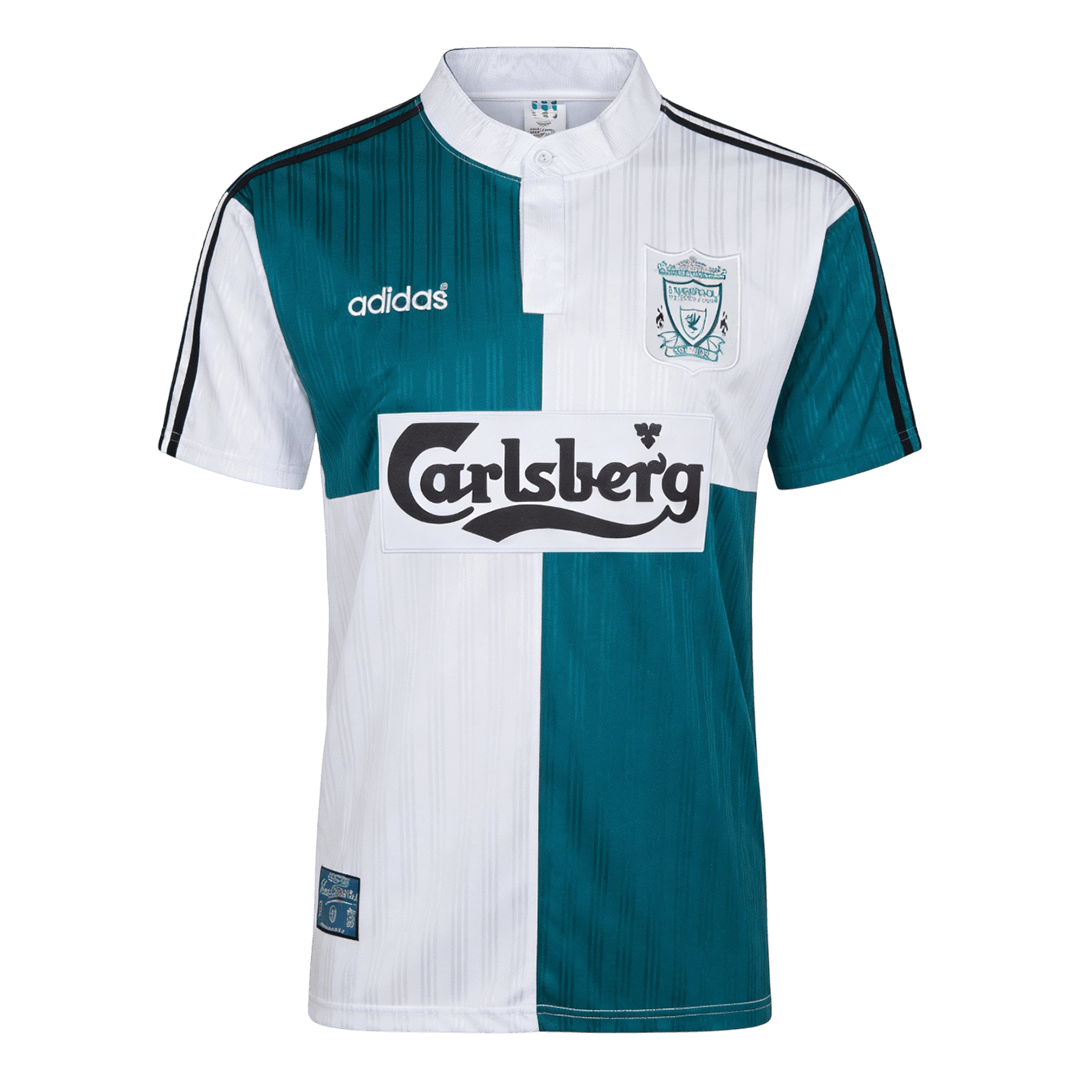 Liverpool Idegenbeli Retro Futball Mez 1995/96 Kék&Fehér 2025/26