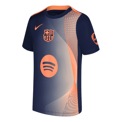Barcelona Meccs Előtti Futball Mez 25/26 Narancs&Fekete
