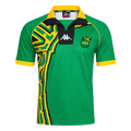 Jamaika Idegenbeli Retro Futball Mez 1998 Zöld