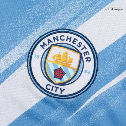 HAALAND #9 Manchester City Otthoni Futball Mez 2025/26 Kék