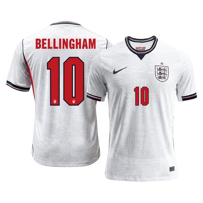 BELLINGHAM #10 Anglia Játékos Verzió Hazai Világbajnoki Mez 2026 Fehér