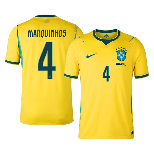 MARQUINHOS #4 Brazília Hazai Mez 2026 Sárga