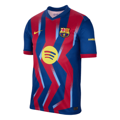 LEWANDOWSKI #9 Barcelona Negyedik  Mez 2025/26 Piros&Kék