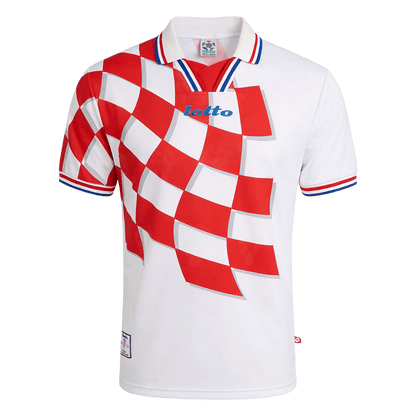 Horvátország Hazai Retro Futball Mez 1998