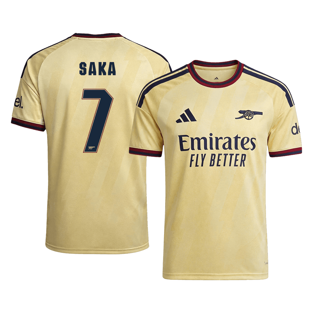 SAKA #7 Arsenal Játékos Verzió Harmadik Mez 2026/27 Sárga - UCL