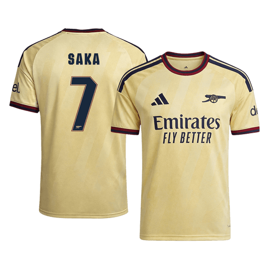 SAKA #7 Arsenal Játékos Verzió Harmadik Mez 2026/27 Sárga - UCL
