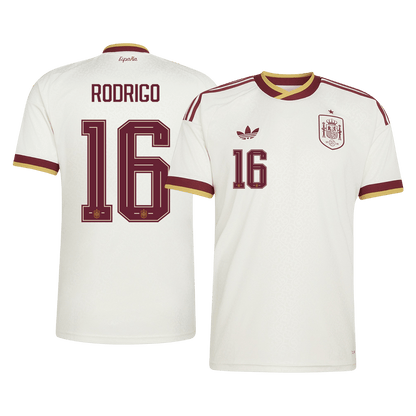 RODRIGO #16 Spanyolország Idegenbeli Mez 2026 Fehér