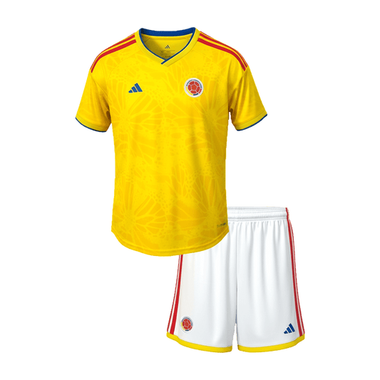 Colombia Gyerek Hazai Világbajnokság Mez Készlet(Mez+Nadrág) 2026 Sárga