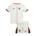 Gyerekek Chelsea Idegenbeli Soccer Mez Készlet(Mez+Rövidnadrág) 2025/26 Fehér