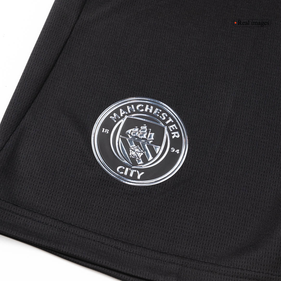 Manchester City Idegenbeli Mez Szett (Mez+Nadrág+Zokni) 2025/26 Fekete