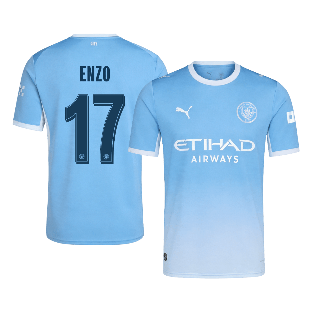 ENZO #17 Manchester City Hazai Mez 2026/27 Kék